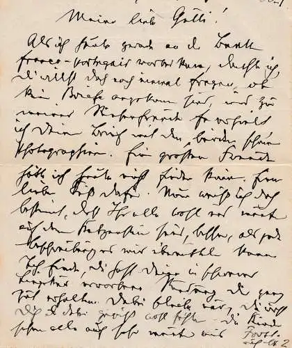 Portugal: 1906: petite lettre de carte après Bad Sachsa