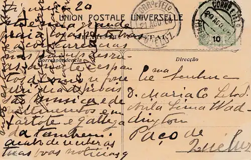 Portugal: 1908: Carte de vue Figueira da Foz