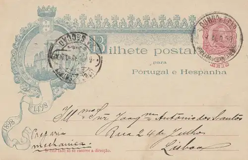 Portugal: 1898: Tout ce qui est arrivé à Lisboa