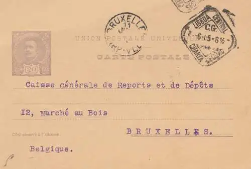 Portugal: 1905: Tout le problème de Lisboa à Bruxelles