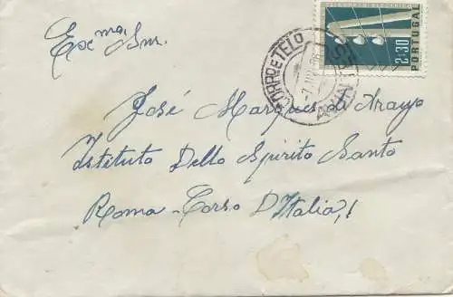 Portugal: 1936: Brief nach Italien/Rom