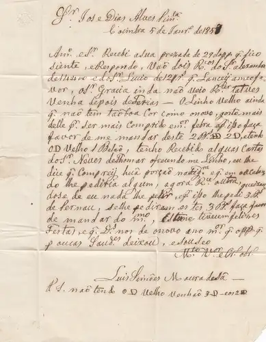 Portugal: 1854: Colmbra vers Porto