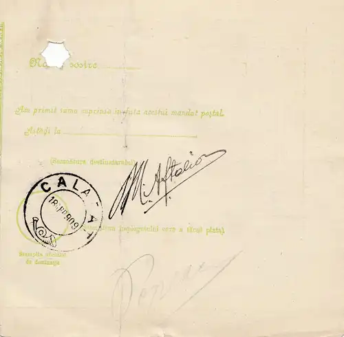Roumanie: 1909: Corabia vers Calafat