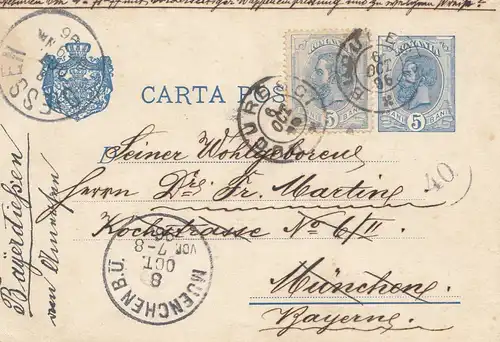 Roumanie: 1896: Bucuresci à Munich