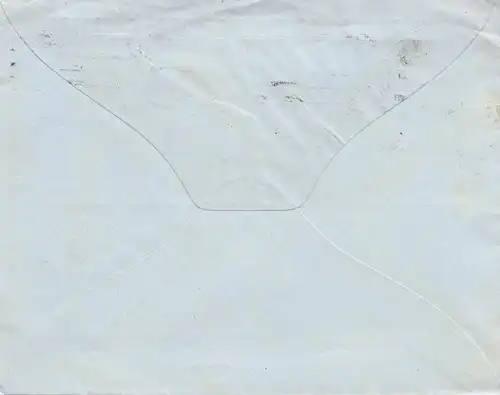 Roumanie: 1912: Bucarest à Munich, Dresdner Bank, Perfin