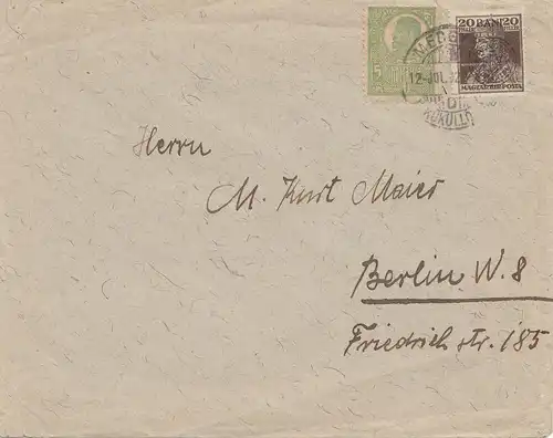 Rumänien: 1934: Bucaresti nach Wien als Einscheiben