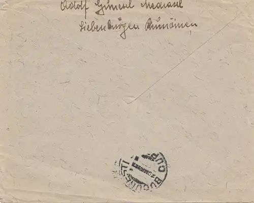 Roumanie: 1934: Bucaresti à Vienne en monocle