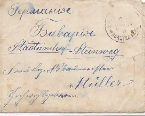 Russie: Lettre de 1909.....