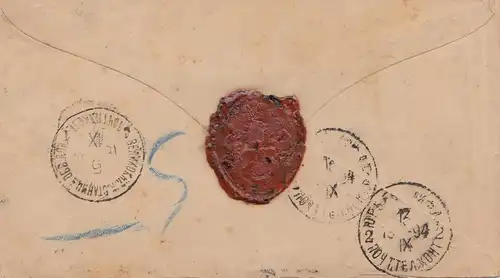 Russie: 1894: Lettres complètes.