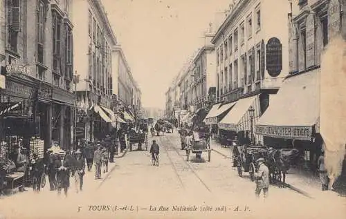 Russie: 1918: Carte de visite Tours