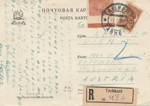 Russie: carte de vue Tachkent