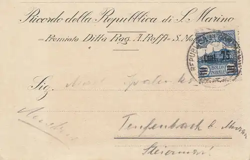 Saint-Marin: carte de visite en Styrie