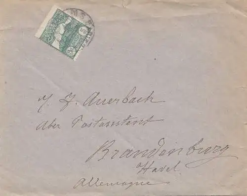 Saint-Marin: Lettre à Brandenburg.