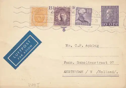 Suède: 1946 Tout Uddevalla à Amsterdam