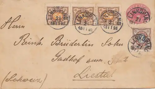 Suède: 1896: Linköping en Suisse