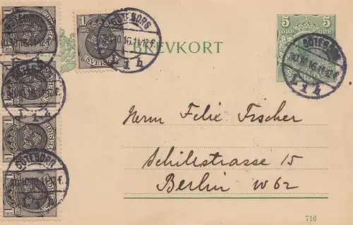 Schweden: 1914: Göteborg nach Berlin
