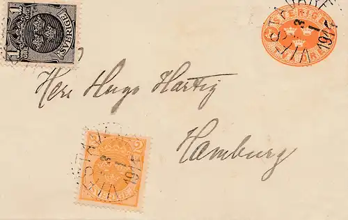 Suède: 1914: Assise complète de Vifstavarf à Hambourg