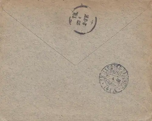 Schweden: 1903 Brief nach Leipzig