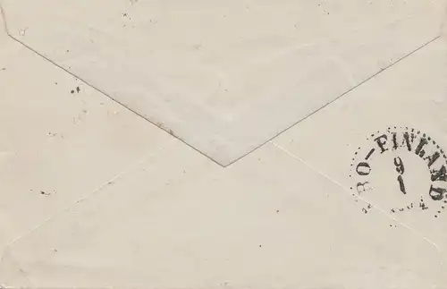 Suède: 1891: Stockholm vers Finlande - Abonnement