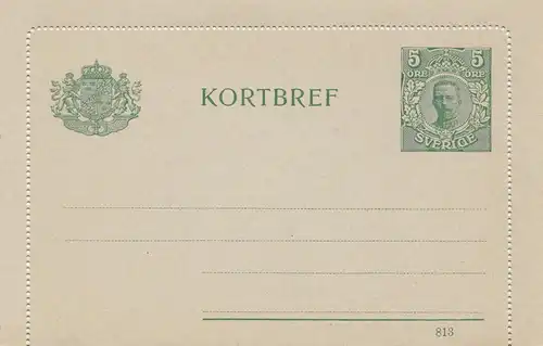 Suède: Kortbref K9.