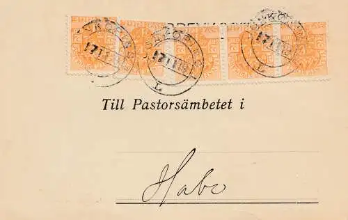 Schweden: 1919: Flyttningsbetyget