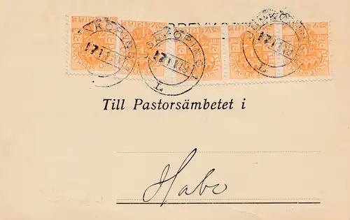 Suède: 1919: Flyttningsbetyget