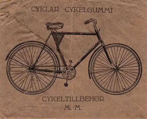 Suède: 1923: Lofsdalen vers Göteborg - Vélo
