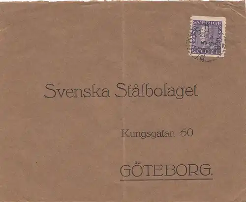 Suède: 1923: Lofsdalen vers Göteborg - Vélo
