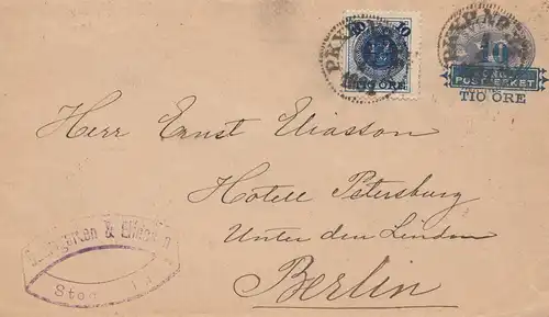 Schweden: 1891: Stockholm nach Berlin