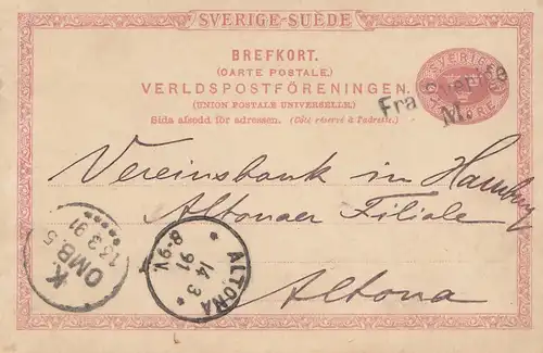 Suède: 1891: tout ce qui est à Altona