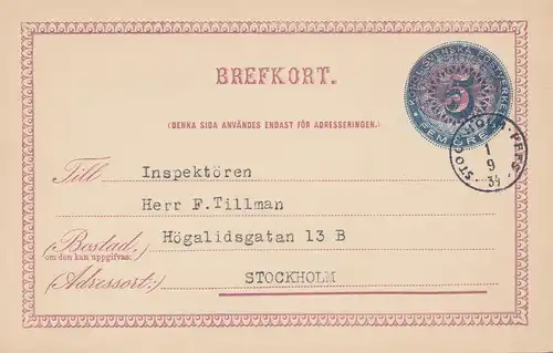 Suède: 1934: Stockholm: tout le dossier