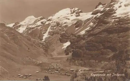 Suisse: 1921: Carte d'affichage de Engstlenalb