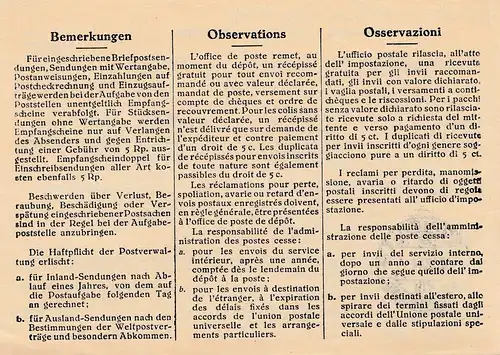 Suisse: 1944: Accueil du vol postal spécial Jüterborg-Zürich