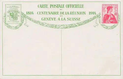 Suisse: 1914: Tout ce qui est en jeu avec la figure n° 7