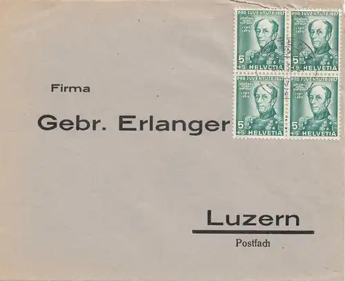 Schweiz:Olten 1937 nach Luzern