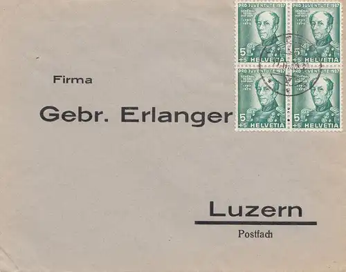 Suisse: 1937: Olten vers Lucerne