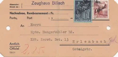 Suisse: Zeughaus Bülach en tant qu'acompte après Erlenbach