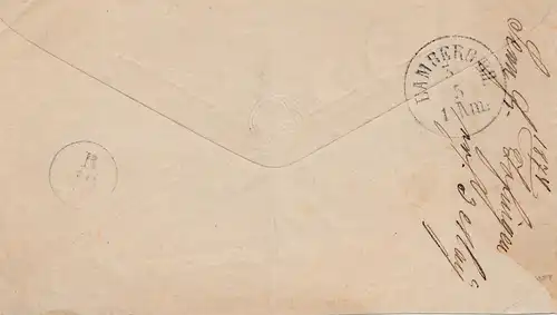 Suisse: 1874: Zofingen après Bamberg, défauts