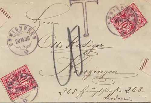 Schweiz: 1898: Emmishofen nach Kenzlingen