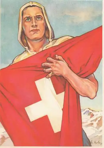 Schweiz: 1941: Zürich, 650 Jahre Eidgenossenschaft, schöne Karte