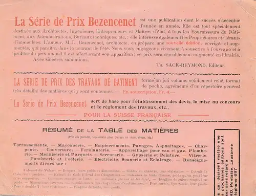 Suisse: 1910: Lausanne après Nyon