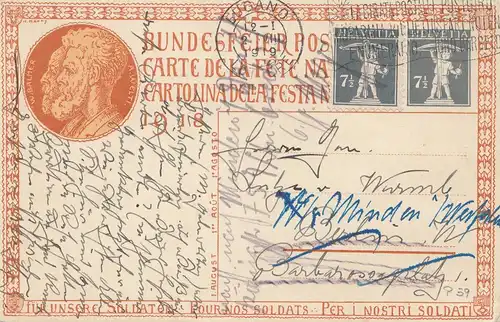 Suisse: 1919: Lugano.