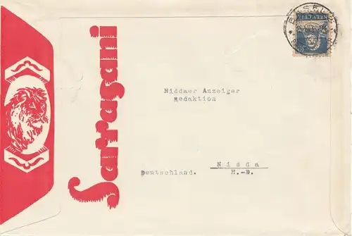 Suisse: 1930: Sarasani Girls de Bâle à Nidda