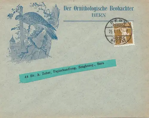 Schweiz: 1909: Bern, Ornithologischer Beobachter, Vögel