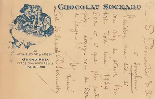 Schweiz: Ganzsache: 1906 Locle nach Isghem/Belgien