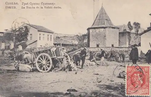 Serbien: 1920: Ansichtskarte USKUR