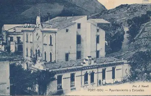 Espagne: carte de vue Port Bou..