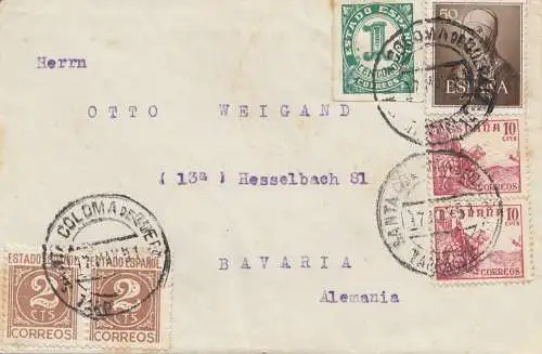 Spanien: 1951: Coloma de Queral nach Hesselbach