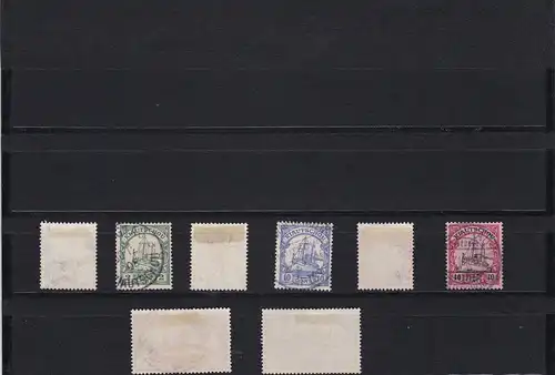 Kiautschou: MiNr. 18-25: gestempelt