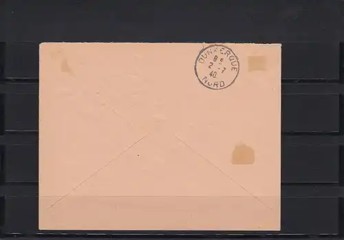 Frankreich: MiNr. 3I auf Brief im waagr. Paar, portogerecht